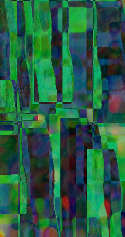 structure d,2019 (mixed media) 作者 亚历克斯·卡明克
