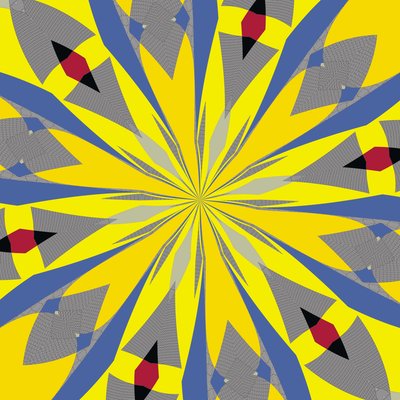 symmetry #14,2019,(mixed media) 作者 亚历克斯·卡明克