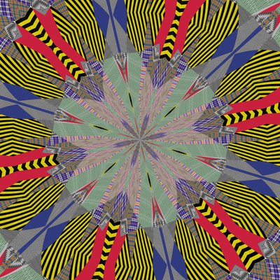 Symmetry #24,2019,(混合媒体) 作者 亚历克斯·卡明克