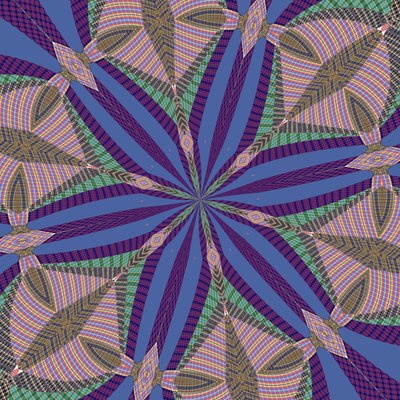 Symmetry #36,2019,(混合媒体) 作者 亚历克斯·卡明克
