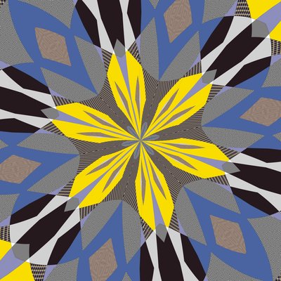 symmetry #55,2019,(mixed media) 作者 亚历克斯·卡明克