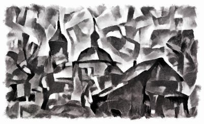 view（black）＃1,2016， 作者 亚历克斯·卡明克