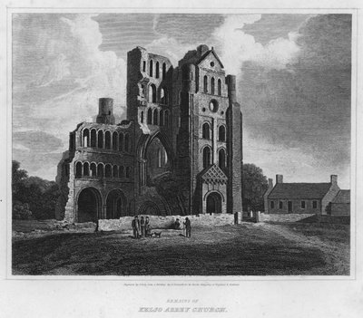 Remains of Kelso Abbey Church (engraving) 作者 亚历山大·纳斯米斯（Nasmyth）