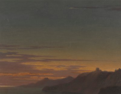 一天结束：海岸日落 作者 亚历山大·科曾斯