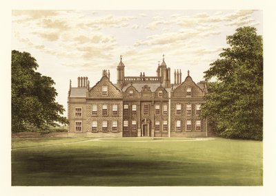 英格兰莱斯特郡威尔斯利庄园。1880年（雕刻） 作者 亚历山大·弗朗西斯（后）莱登