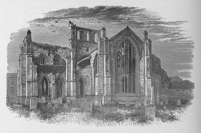 东方的梅尔罗斯修道院（Melrose Abbey），c1880，1897年 作者 亚历山大·弗朗西斯·莱登