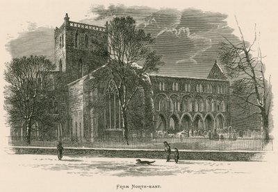 Jedburgh Abbey，来自东北部 作者 亚历山大·弗朗西斯·莱登