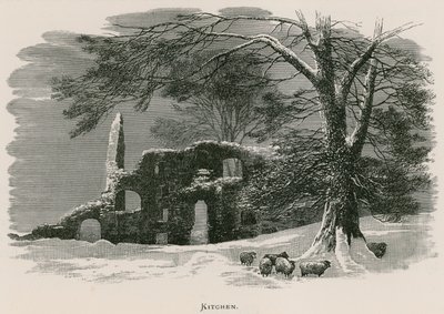 Kirkstall修道院，厨房 作者 亚历山大·弗朗西斯·莱登