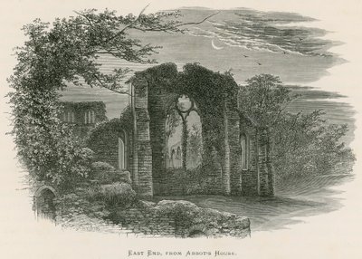 位于东区的Netley Abbey，来自Abbot&39;s House 作者 亚历山大·弗朗西斯·莱登