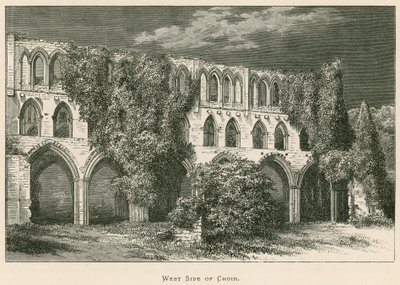Rievaulx修道院，合唱团西侧 作者 亚历山大·弗朗西斯·莱登