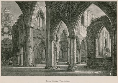 Tintern修道院，从南Transept 作者 亚历山大·弗朗西斯·莱登