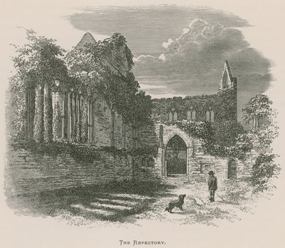 Tintern Abbey，The Refectory 作者 亚历山大·弗朗西斯·莱登
