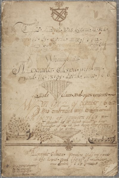 Alexander Gillespie杂志，1662-85 作者 亚历山大·吉莱斯皮
