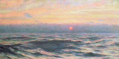 日落，c.1900 作者 Alexander Harrison