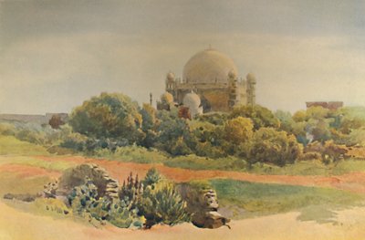 盖布尔·古巴兹（Gol Gumbaz），比贾普尔（Bijapur），约1880年-1905年。 作者 亚历山大·亨利·哈勒姆·默里