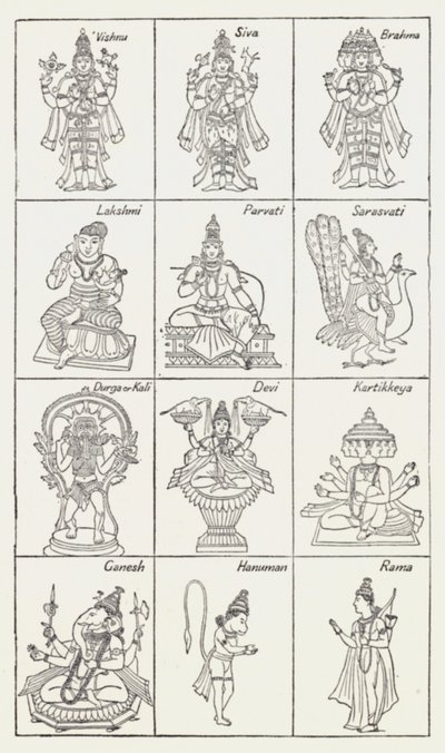 印度教的万神殿 作者 亚历山大·亨利·哈勒姆·默里