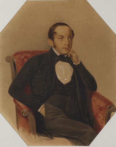 瓦西里·彼得罗维奇·祖布科夫（Vasily Petrovich Zubkov），1799-1862年，1846年。 作者 亚历山大·伊万诺维奇·克鲁德