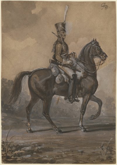 1820年的俄罗斯龙骑兵 作者 亚历山大·伊万诺维奇·绍尔维德