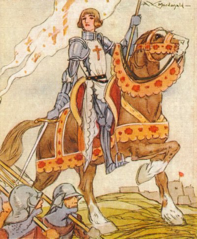 圣女贞德，c1412-1431 15世纪法国爱国者和烈士，1937年 作者 亚历山大·麦克唐纳