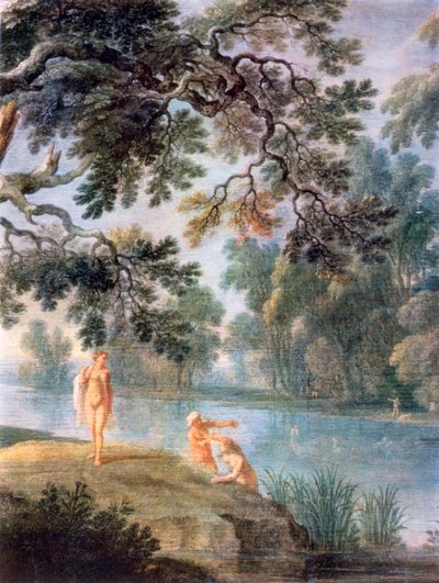 Nymths沐浴，细节，c1620-1652 作者 亚历山大·基林克斯（Alexander Keirincx）