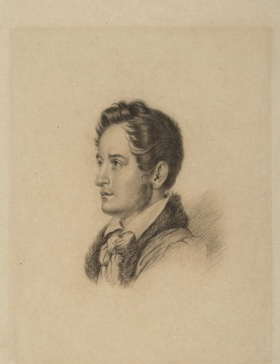 作者肖像亚历山大·赫尔岑（Alexander Herzen）1812-1870，约1836年 作者 亚历山大·拉夫伦蒂维奇·维伯格