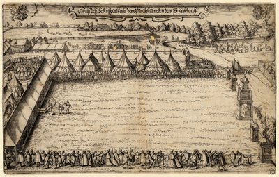 慕尼黑的十字弓箭手，1599年 作者 亚历山大·梅尔