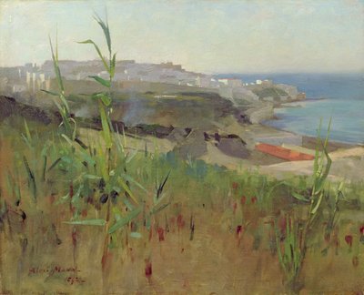 来自沙丘的丹吉尔，1892年 作者 亚历山大·曼