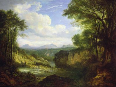 爱丁堡的远景（面板油画） 作者 亚历山大·纳斯米斯