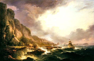 波坦克罗斯 - 克莱德河口（布面油画） 作者 亚历山大·纳斯米斯