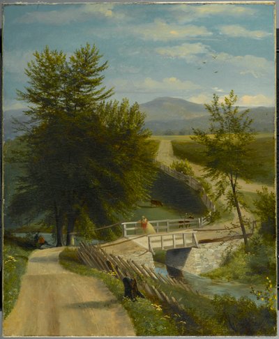 情人漫步，1850-60 作者 亚历山大·兰索姆