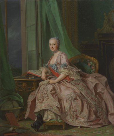 阿纳斯塔西娅·伊凡诺夫娜（Anastasia Ivanovna），黑森-霍姆堡公主（1700-1755），女伯爵夫人Trubetskaya，1757年 作者 亚历山大·罗斯林