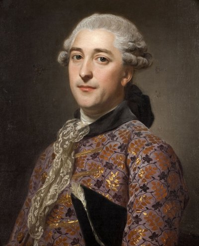 弗拉基米尔·鲍里索维奇·哥利森亲王的肖像1731-1799，1762年 作者 亚历山大·罗斯林