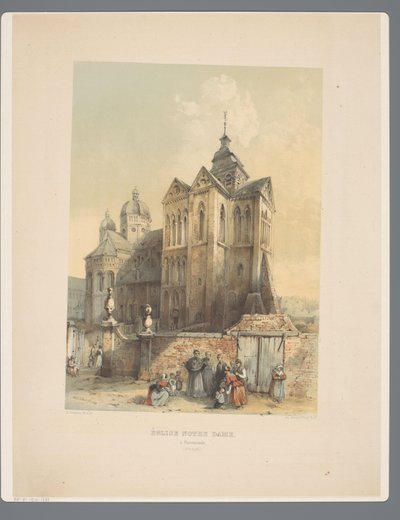 鲁雷蒙德圣母教堂（Onze Lieve Vrouwe Munsterkerk te Roermond
鲁雷蒙德（北海岸）的圣母教堂。(物品上的标题）
林堡十一世纪至十三世纪的古建筑遗迹（系列标题） 作者 西蒙诺和图维