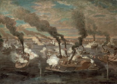 1862年6月6日田纳西州孟菲斯大海战役 作者 亚历山大·辛普洛