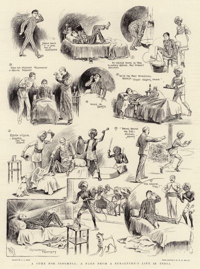 治疗失眠症，一种来自印度下属生活的页面 作者 Alexander Stuart Boyd