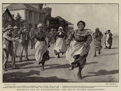 重量级冠军Matjesfontein的Mafeking日 作者 Alexander Stuart Boyd