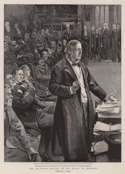 坐在下议院的通宵 作者 Alexander Stuart Boyd