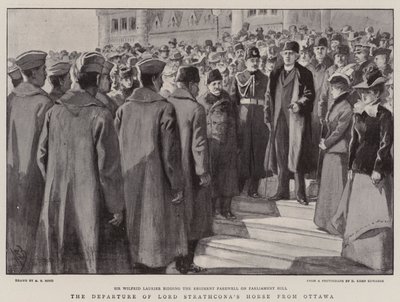 从渥太华离开斯特拉斯科纳勋爵的马 作者 Alexander Stuart Boyd