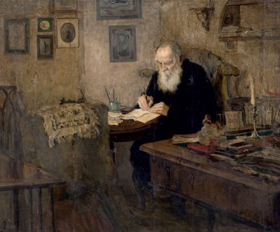 列夫-托尔斯泰肖像 作者 Alexander Viktorovich Moravov