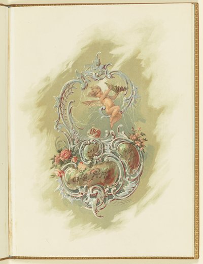 马里乌斯-佩蒂帕和里卡多-德里戈的芭蕾舞剧《La Perle》节目单，1896年。 作者 亚历山大·冯·霍恩