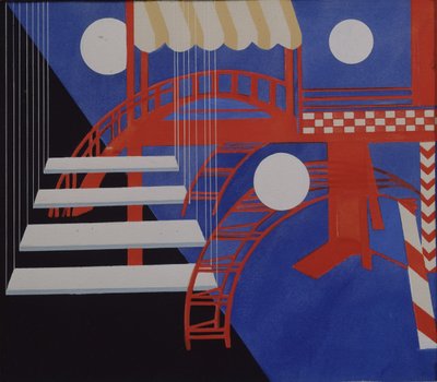 DécorsdeThéatre版的舞台设计评论，1927年 作者 亚历山德拉·亚历山德罗夫娜·埃克斯特