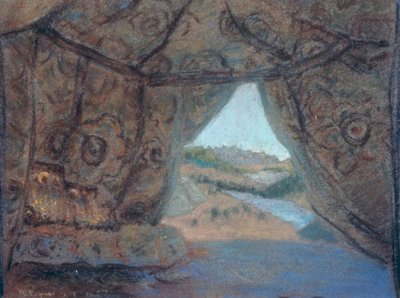 Bühnenbildentwurf 作者 亚历山德拉·亚历山德罗夫娜·埃克斯特