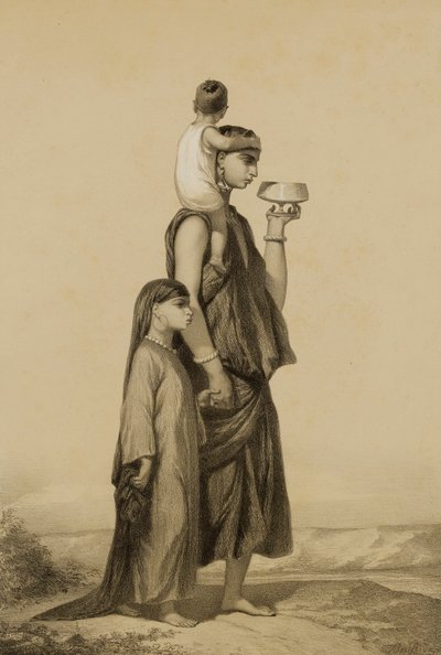 一位费拉妇女 作者 亚历山大·比达（Alexandre Bida）