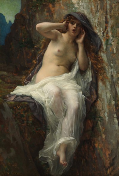 回声》，1874年。 作者 亚历山大·卡巴内尔（Alexandre Cabanel）