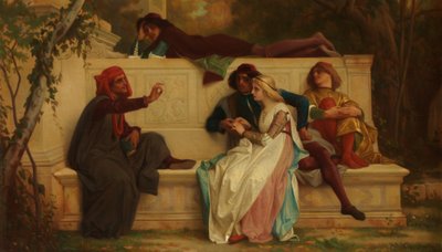 佛罗伦萨诗人，1861年。 作者 亚历山大·卡巴内尔（Alexandre Cabanel）