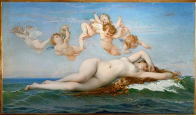 金星的诞生 作者 亚历山大·卡巴内尔（Alexandre Cabanel）