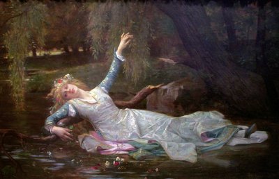 奥菲莉亚，1883年 作者 Alexandre Cabanel