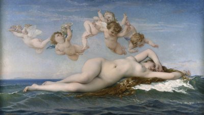金星的诞生，1863年 作者 亚历山大·卡巴内尔（Alexandre Cabanel）