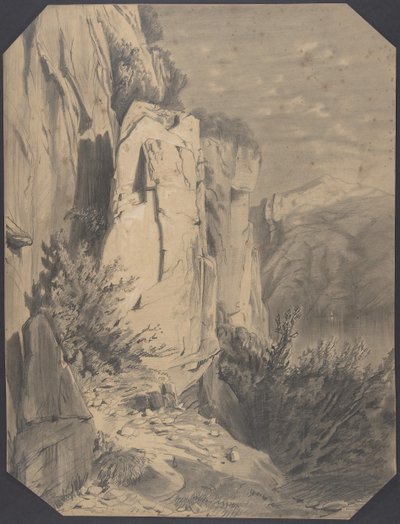 Forets et Montagnes., 19世纪早期至中期。 作者 亚历山大卡拉梅