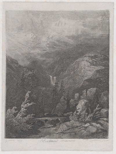 景观，1839年。 作者 亚历山大卡拉梅